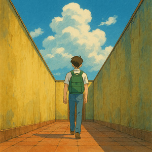 A door is opening and closing and footsteps are occurring