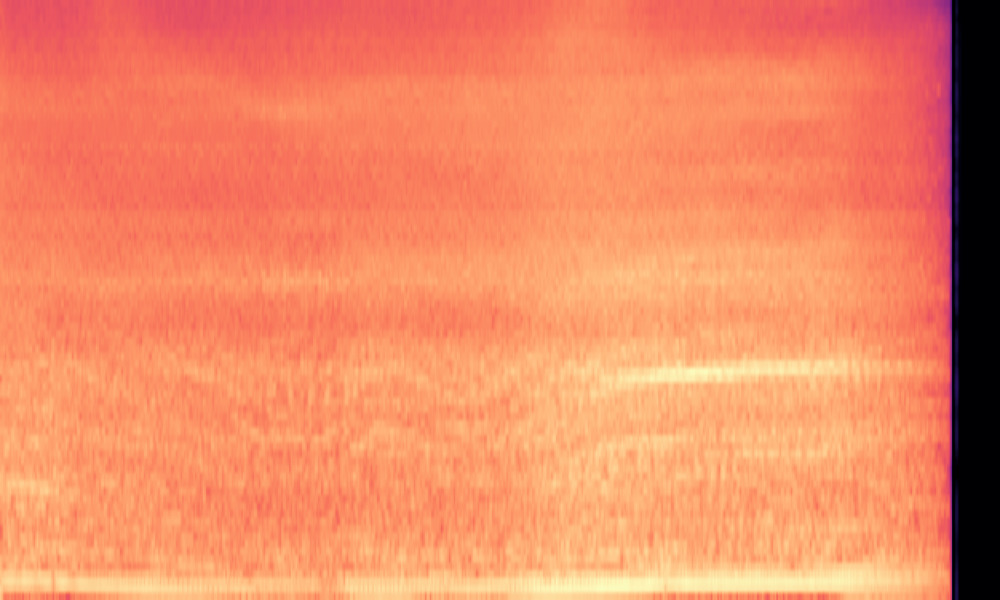 Mel spectrogram of 'A bus engine slowing down with brakes squealing then accelerating'